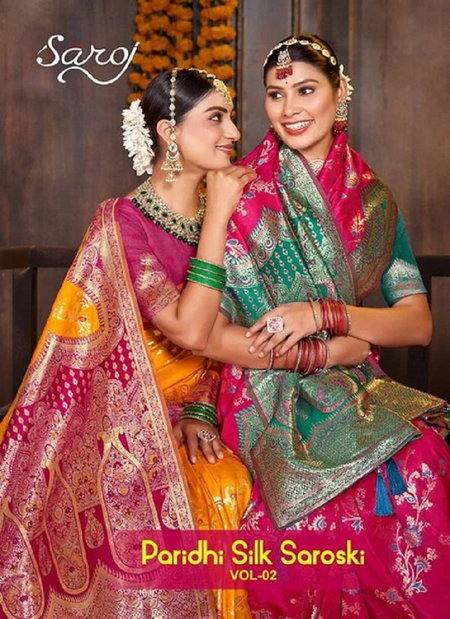 Paridhi Silk Saroski Vol 2 By Saroj Silk Wholesale Traditional Saree In India
